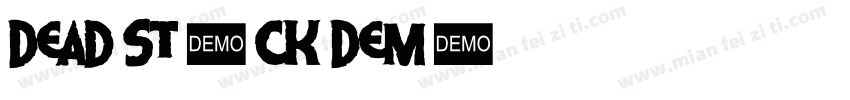 Dead Stock Demo字体转换